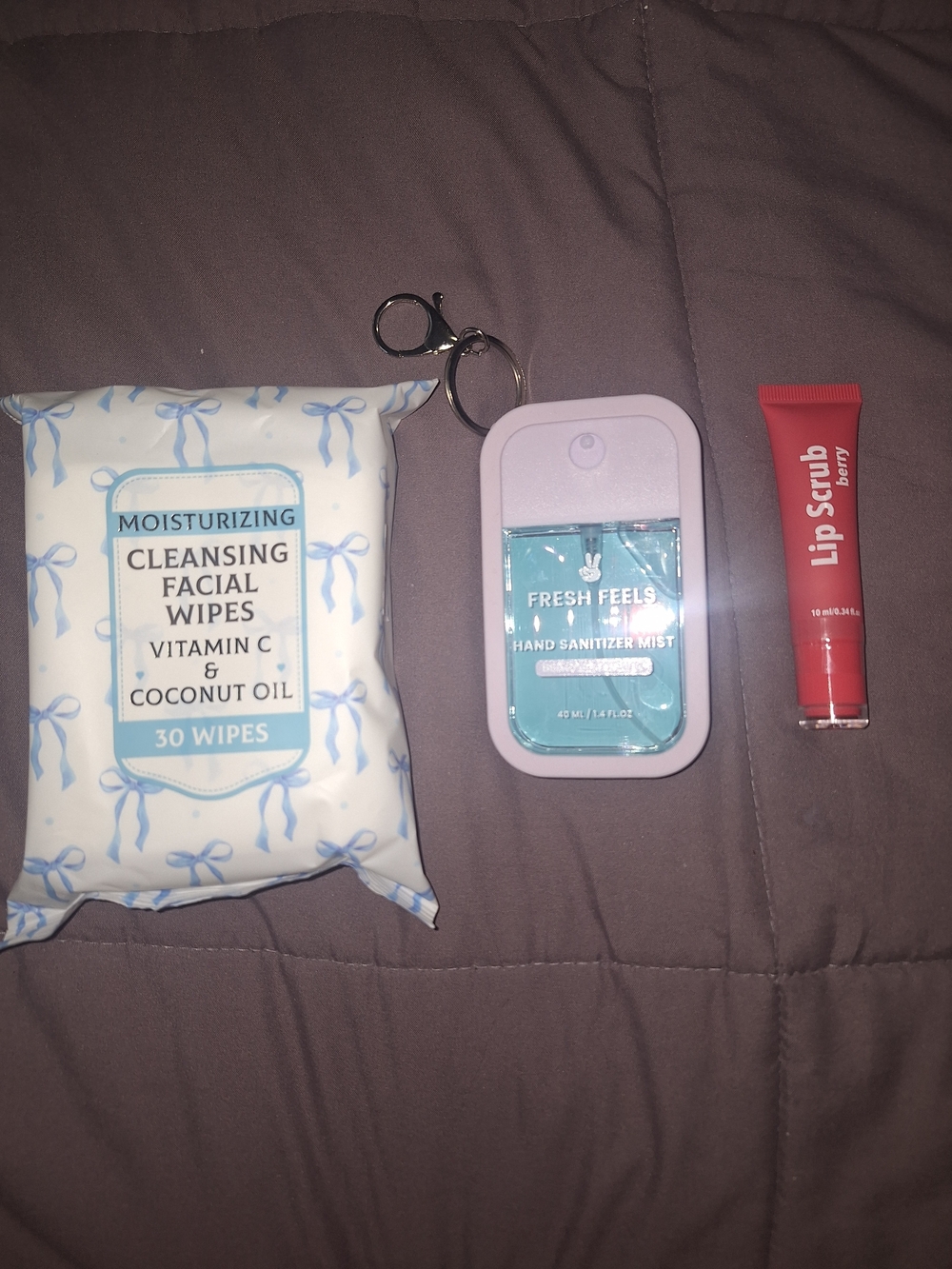 Fresh Feels Hand Sanitizer Mist – Facial Wipes And Lip Scrub